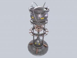 Nuclear reactor Modello 3D