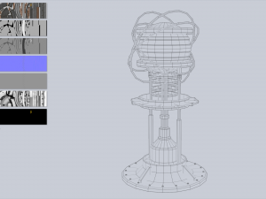 Nuclear reactor Modello 3D