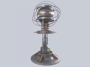 Nuclear reactor Modello 3D