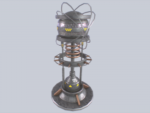 Nuclear reactor Modello 3D