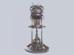 Nuclear reactor Modello 3D