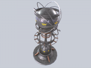 Nuclear reactor Modello 3D