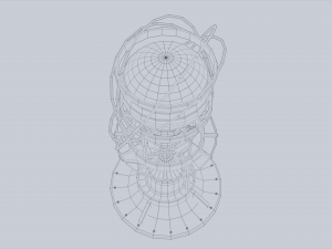 Nuclear reactor Modello 3D