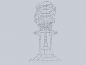 Nuclear reactor Modello 3D