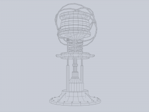 Nuclear reactor Modello 3D