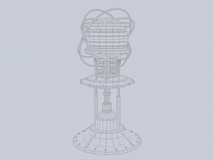 Nuclear reactor Modello 3D