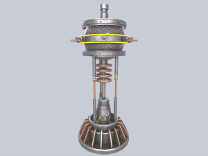 Nuclear reactor 3D-Modell