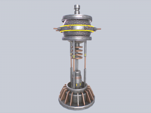 Nuclear reactor Modèle 3D