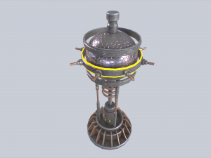 Nuclear reactor Modèle 3D