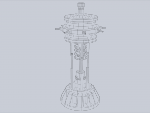 Nuclear reactor Modèle 3D