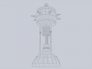 Nuclear reactor Modèle 3D