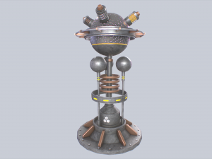 Nuclear reactor 3D-Modell