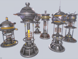 Nuclear reactor collection 3D-Modell