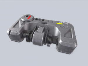 Scifi battery 3D 모델
