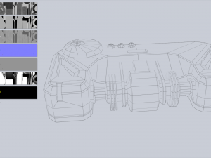 Scifi battery 3D 모델