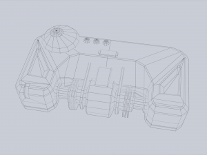 Scifi battery 3D 모델