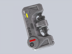 Scifi battery 3D 모델