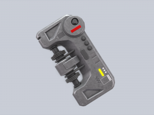 Scifi battery 3D 모델
