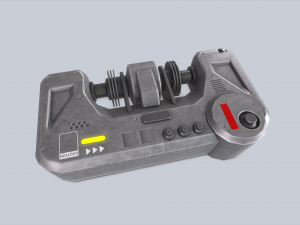 Scifi battery 3D 모델