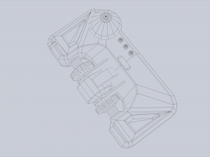 Scifi battery 3D 모델