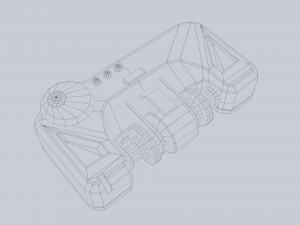 Scifi battery 3D 모델