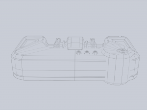 Scifi battery 3D 모델