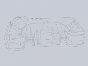 Scifi battery 3D 모델