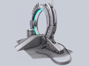 Sci fi portal 3D Model