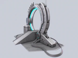 Sci fi portal 3D Model