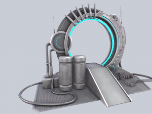 Sci fi portal 3D Model