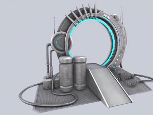 Sci fi portal 3D Model
