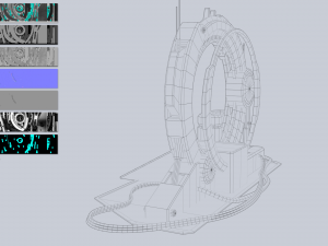 Sci fi portal 3D Model
