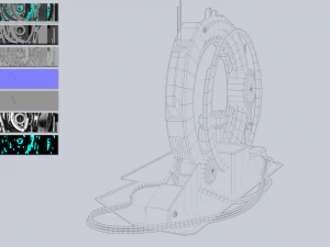 Sci fi portal 3D Model
