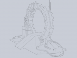 Sci fi portal 3D Model