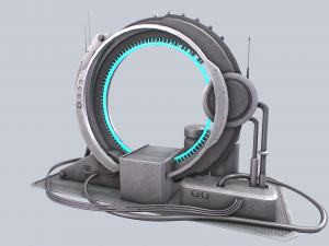 Sci fi portal 3D Model