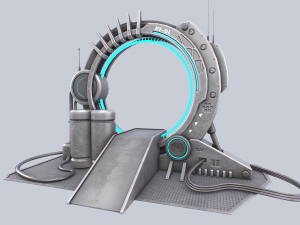 Sci fi portal 3D Model