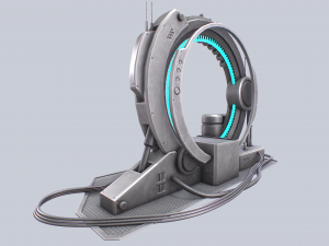 Sci fi portal 3D Model