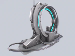 Sci fi portal 3D Model