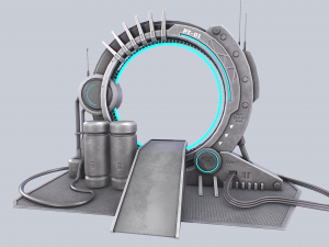 Sci fi portal 3D Model