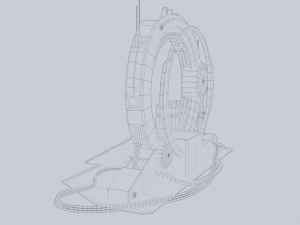 Sci fi portal 3D Model