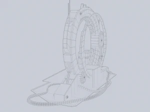 Sci fi portal 3D Model