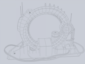 Sci fi portal 3D Model