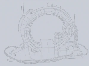 Sci fi portal 3D Model