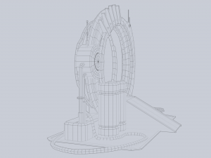 Sci fi portal 3D Model