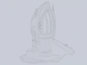 Sci fi portal 3D Model