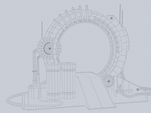 Sci fi portal 3D Model