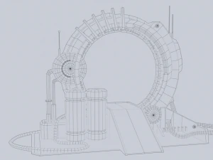Sci fi portal 3D Model