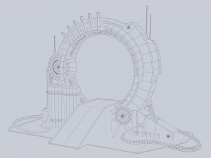 Sci fi portal 3D Model
