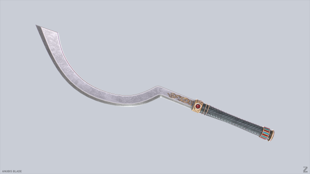 Anubis blade 3Dモデル .c4d .max .obj .3ds .fbx .stl .blend 