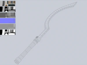 L&acirc;mina de An&uacute;bis Modelo 3D